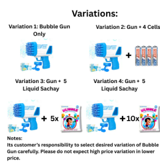 Electric 2-in-1 Rocket Bubble