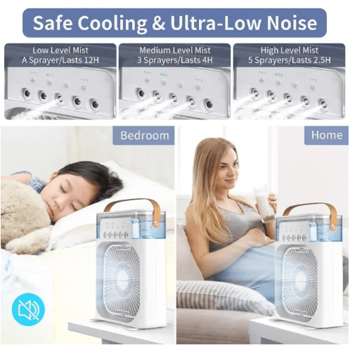 5-in-1 Personal Cooling Portable Air Conditioner Fan