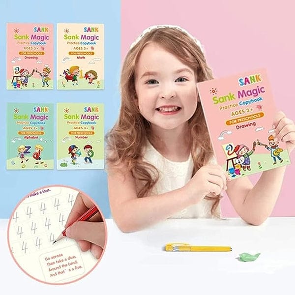 Sank Magic Tracing Book for Kids – Reusable Writing Practice Set