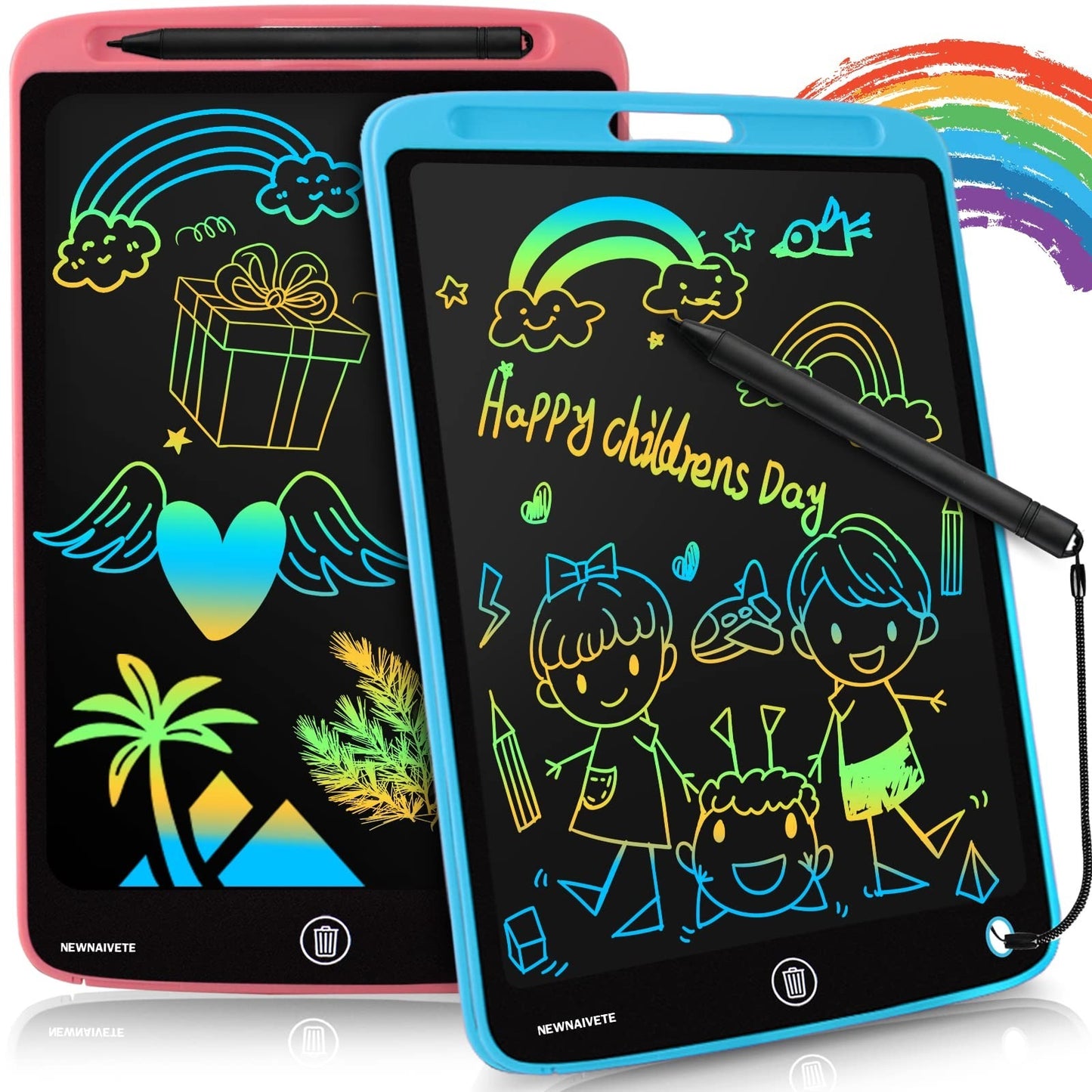 LCD Writing Tablet 8.5 Inch for Kids – Colorful Doodle Pad, Erasable Screen & Lock Feature